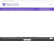 Tablet Screenshot of kaniastomatologia.pl